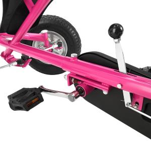 KART VOITURE à pédales 190 cm, vert ou rose