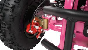QUAD ELECTRIQUE ENFANT, 1000 Watts, rose et noir