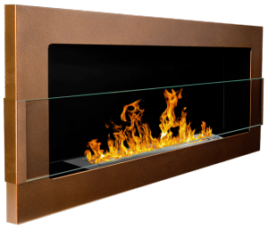 CHEMINEE ETHANOL inox LUXE, 90 cm, bronze, CALIFORNIE