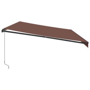 STORE BANNE 4.5 x 3 m, manuel, toile marron