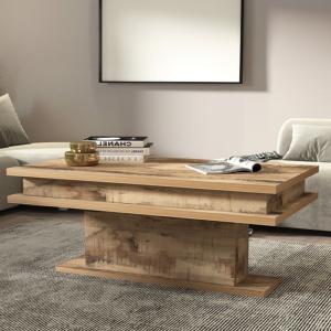 TABLE basse bois brun, 100 cm, modèle ATIAS