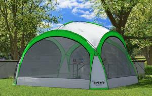 TONNELLE ,  dôme diamètre 460 cm, éclairage led solaire, vert