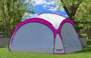 TONNELLE , dôme 460 cm, éclairage led solaire, Violet