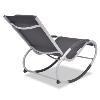 Rocking Chair de luxe en ALUMINIUM