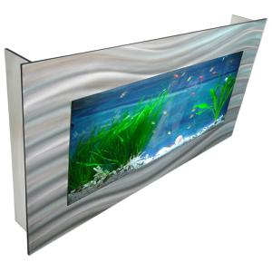 AQUARIUM mural 900x450x110 mm, aluminium/verre