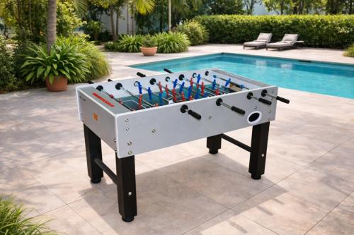 BABYFOOT d'extérieur, modèle ARON, gris