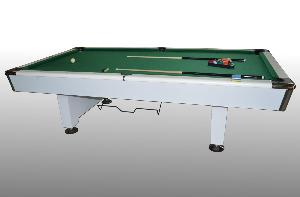 BILLARD 9 Ft bois massif blanc, luxe, plateau ardoise 26 mm, ZEUS