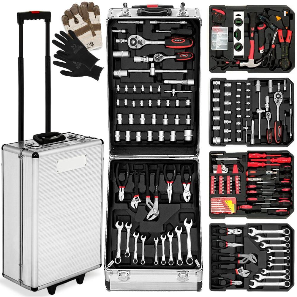 Mallette outils aluminium 110 pièces