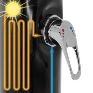 DOUCHE solaire design, eau chaude ou froide