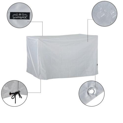 Housse De Protection Pour Table De Jardin 120x50x85 Cm - Tissu Oxford 600D PVC, Corde De Serrage