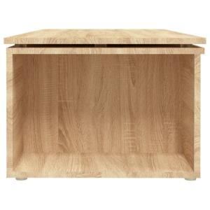 TABLE basse 150 cm, coulissante en bois, couleur chêne