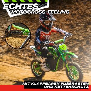 MOTO cross ELECTRIQUE enfant, 500 watts, NOIR