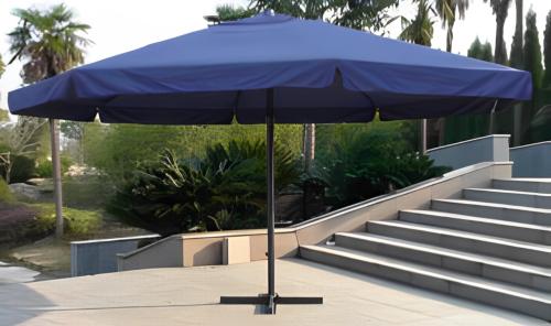 PARASOL 500 cm en aluminium, disponible en 8 coloris