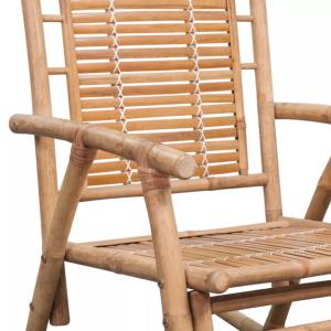 ROCKING-CHAIR en bambou naturel