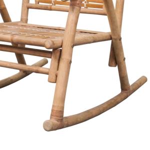 ROCKING-CHAIR en bambou naturel