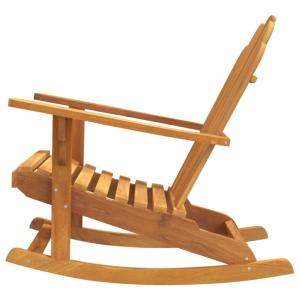 Fauteuil à bascule FRESNO, type rocking Chair en teck