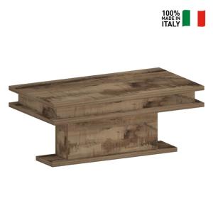 TABLE basse bois brun, 100 cm, modèle ATIAS