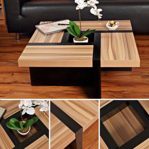 TABLE basse design, modèle OREGON, 4 coloris