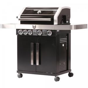 BARBECUE de luxe INOX 5 brûleurs + accessoires