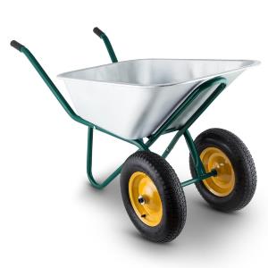 BROUETTE XXL de jardin 2 roues, volume 120 litres