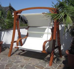 HAMAC balancelle luxe, 2 personnes, bois massif