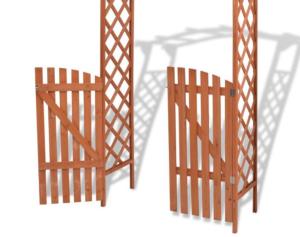 PERGOLA en bois, 205 x 120 cm, avec portillons  