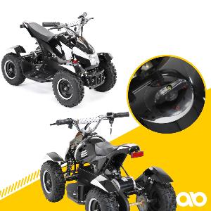 QUAD ELECTRIQUE ENFANT, 800 Watts, noir et blanc