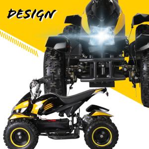 QUAD ELECTRIQUE ENFANT, 800 Watts, jaune et noir