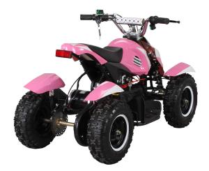 QUAD ELECTRIQUE ENFANT, 800 Watts, rose et noir