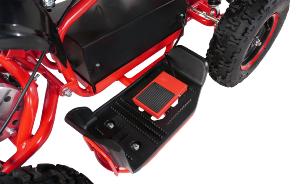 QUAD ELECTRIQUE ENFANT, 1000 Watts, rouge et noir