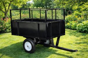 Remorque basculante pour tracteur – 350 kg – Attelage universel