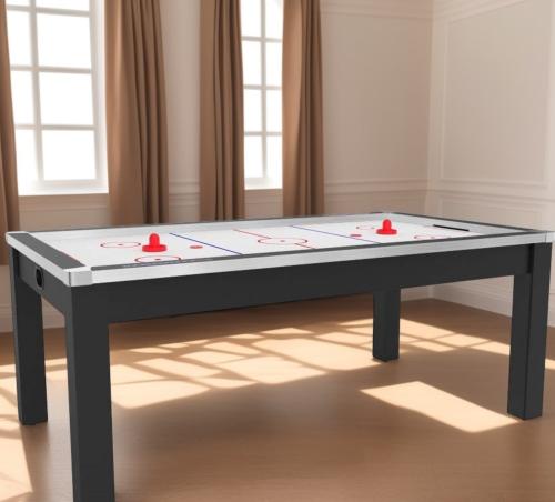 TABLE jeu AIR - HOCKEY, convertible table et ping-pong, 4 coloris