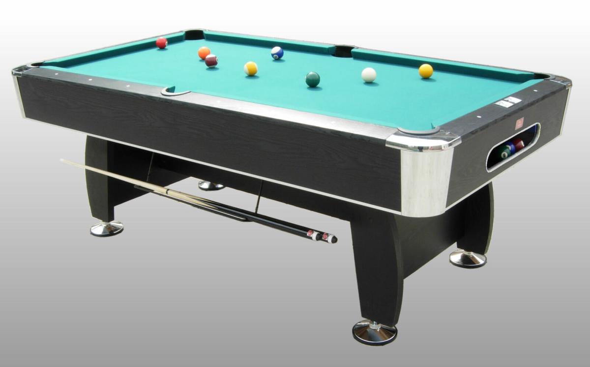 Billard COOL 7 FT design Industriel Américain avec Tapis Noir