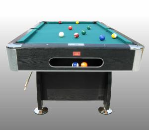 BILLARD type PRO 7Ft, Bois noir, tapis vert