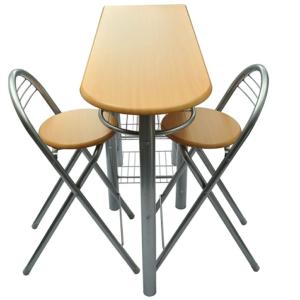 TABLE DE BAR avec 2 CHAISES