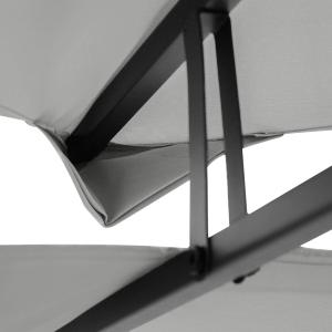 Toile de rechange, double toit pour tonnelle 400 x 300 cm, 4 coloris