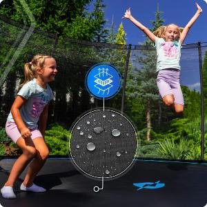 Trampoline avec Filet de Sécurité GOLD – Échelle & Housse Hivernale