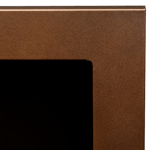 CHEMINEE ETHANOL inox, 65 cm, marron, COLORADO