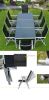 Salon de jardin ALU et plateau granit + 8 chaises