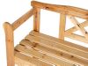 Banc de jardin en bois massif