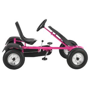 KART VOITURE à pédales 190 cm, vert ou rose