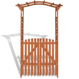 PERGOLA en bois, 205 x 120 cm, avec portillons  