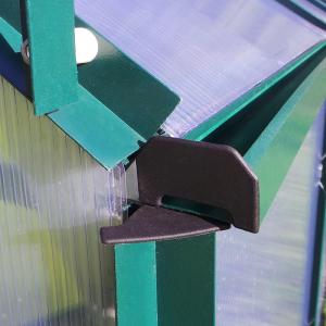 SERRE de JARDIN vert, aluminium/polycarbonate 6 mm, 4,75 M²
