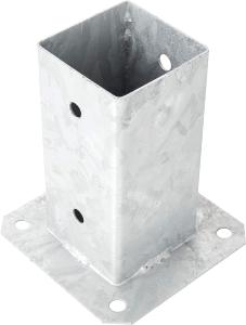 SOCLE  fixer, dimensions 7 x 7 cm, pour pergola