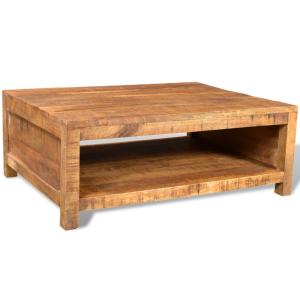 Table basse en bois de mangue, avec compartiment rangement