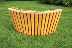 Transat, pliable en acacia avec coussin 2 coloris, avec table