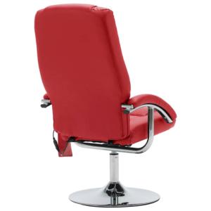 FAUTEUIL MASSAGE électrique, modèle MARINA, rouge