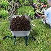 BROUETTE XXL de jardin 2 roues, volume 120 litres