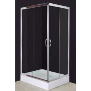 CABINE de DOUCHE ANGLE 100 x 80 cm, avec receveur