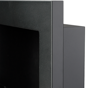 CHEMINEE ETHANOL inox LUXE, 65 cm, noir mat, OKLAHOMA